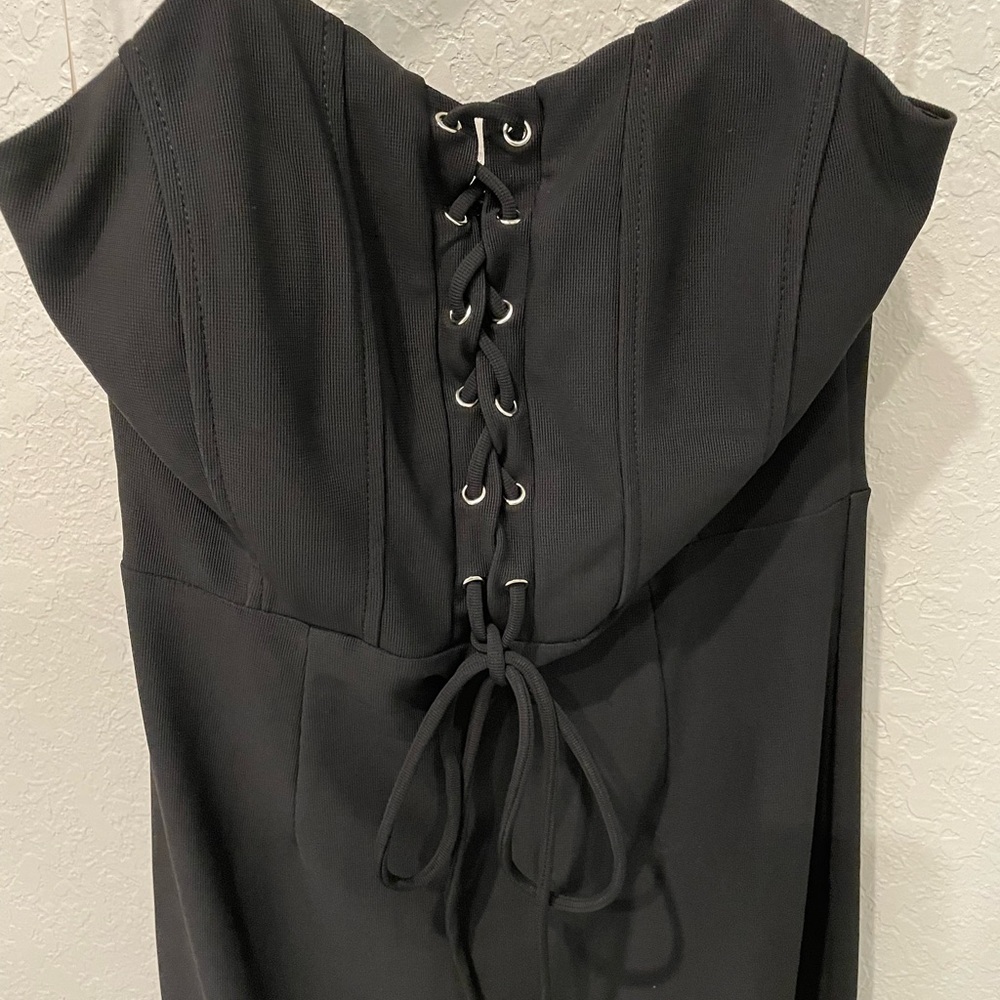 Agaci Black Body Con dress